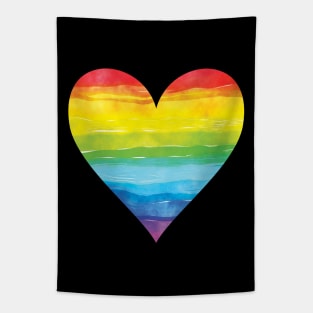 rainbow love Tapestry