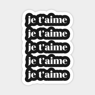 Je t'aime Magnet