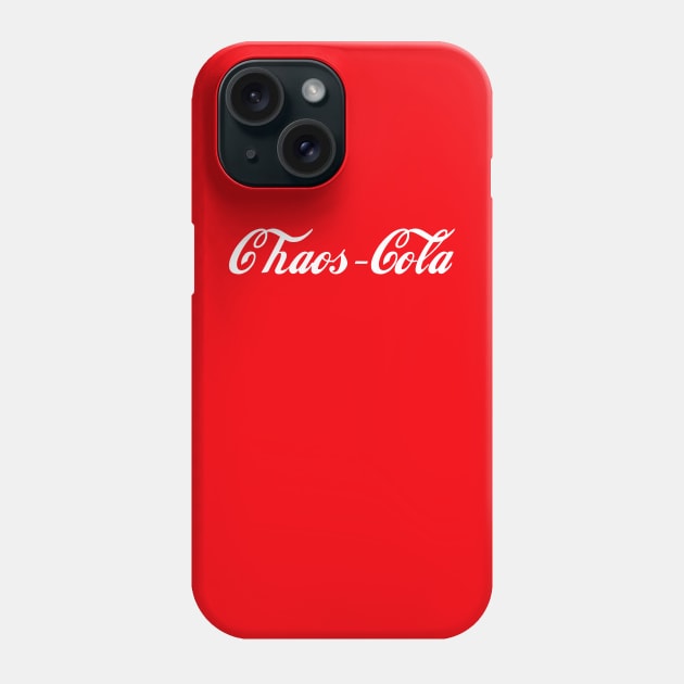 Chaos Cola - White Phone Case by MarzipanMushroom