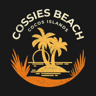 Cossies Beach Cocos Islands Australia Vacation Resort Vintage T-Shirt