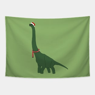 Christmas Green Dinosaur Digital Art | Christmas Special | illusima Tapestry