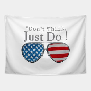 TOP GUN MAVERICK - DONT THINK JUST DO GLASSES Tapestry