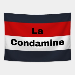 La Condamine City in Monaco Flag Tapestry