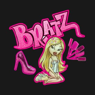 Y2k aesthetics Bratz pink brushes T-Shirt