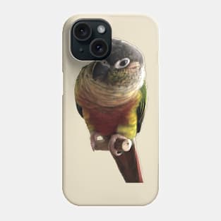 Green Cheek Conure Parrot Bird design, Love for birds Phone Case