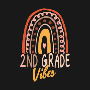 2nd Grade Vibes Back To School - Second Grade Teachers T-Shirt