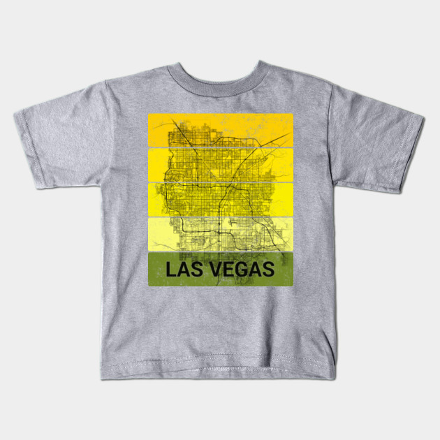 Las Vegas Nevada City Map Las Vegas Kids T Shirt Teepublic