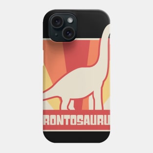 Vintage Long Neck Dinosaur Brontosaurus Phone Case