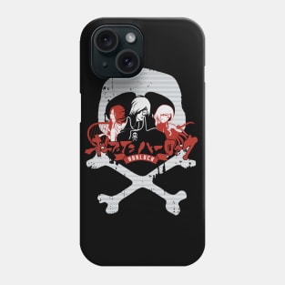 013 Harlock Skull Red Phone Case