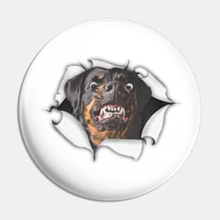 Break Out Rottweiler Pin