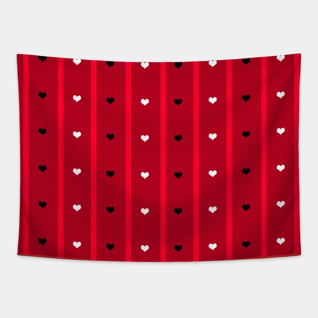 Valentine's Day heart pattern Tapestry by jen28
