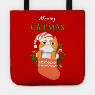 Meowy Catmas! Tote