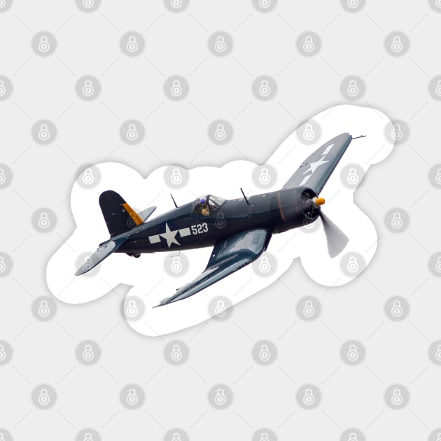 WW2 Corsair Fighter Magnet by acefox1