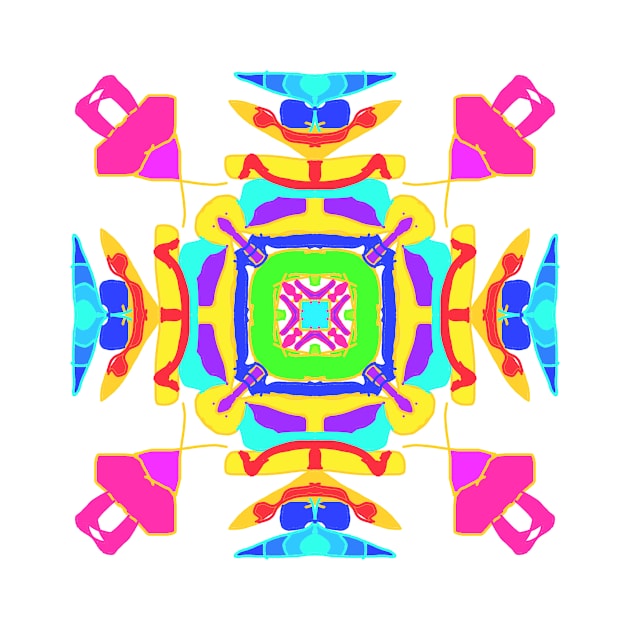 A Colored mandala by ediemakesart