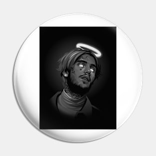 lil peep grayscale neon Pin