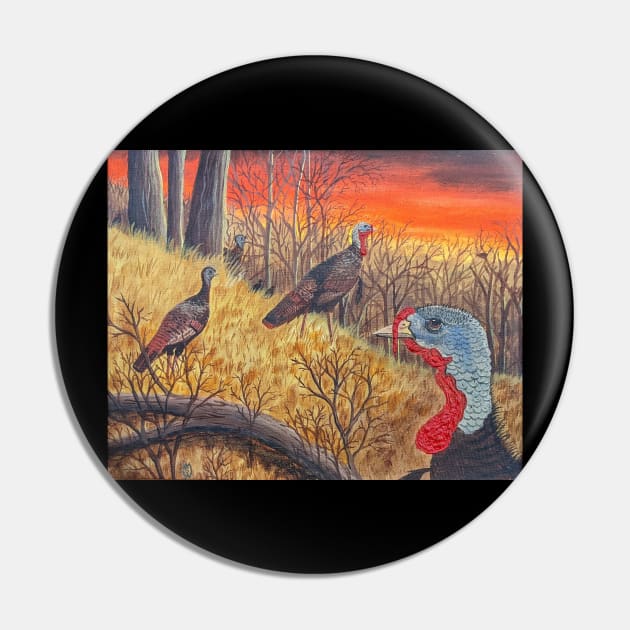 Gobbler Ridge Pin by Matt Starr Fine Art