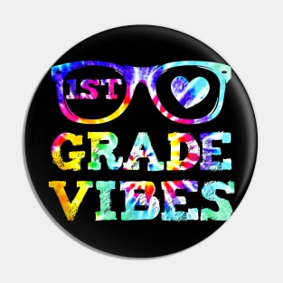 Back To School 1st Grade Vibes First Day Teacher Pin