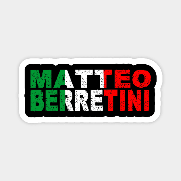 TENNIS PLAYERS - MATTEO BERRETINI Magnet by King Chris