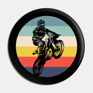 Retro Motocross Pin