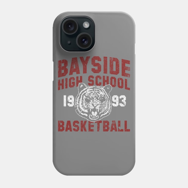 Bayside High Tigers Basketball (Variant) Phone Case by huckblade