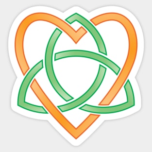 Triquetra Celtic Heart Trinity Eternal Love Knot' Sticker