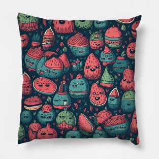 Goofy Watermelons Pillow