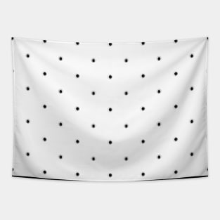 Googly eye polka – white Tapestry