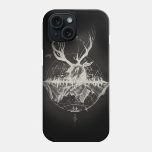 Geometric Mountains Tattoo Style Phone Case