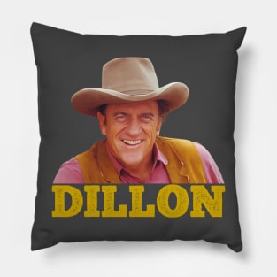 Mat Dillon - Gunsmoke - James Arness -  Tv Western Pillow