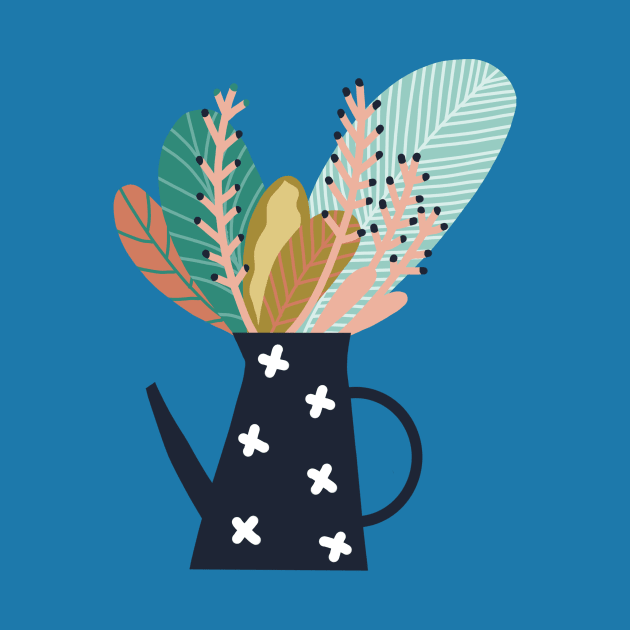 Botanical coffee pot number two by Pacesyte