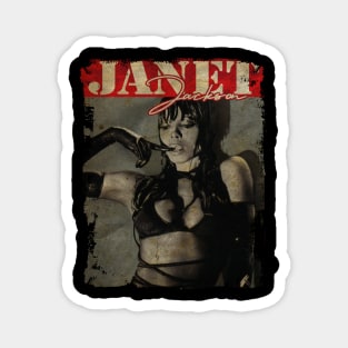 TEXTURE ART- JANET JACKSON 70S 1 Magnet