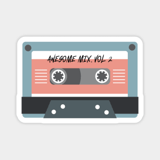 Awesome mixtape vol. 2 cassette Player guardians of the galaxy Magnet