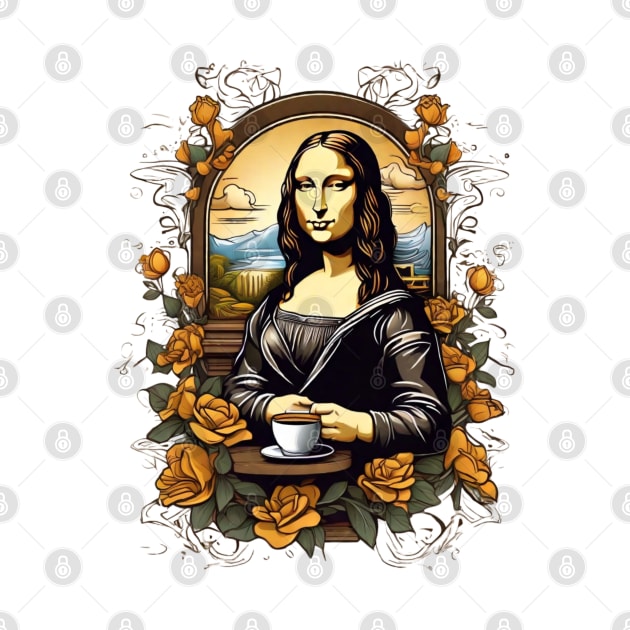 gioconda coffe by Dandeliontattoo