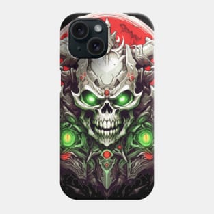 Skull Cyberpunk Cyborg Vaporwave Urban Phone Case