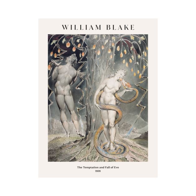 William Blake - The Temptation and Fall of Eve by MurellosArt