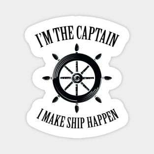 Captain Funny Boat Lover Dad Gift Magnet