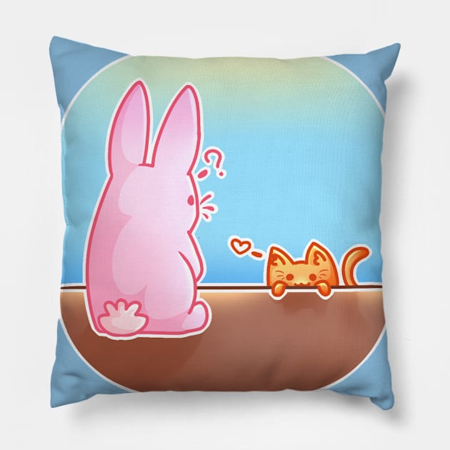 Oh Hello! Pillow by LifeOfLights