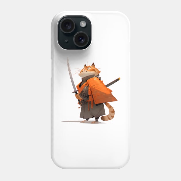 Samurai Meowsterpiece Phone Case by snipcute