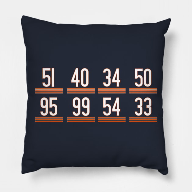 Bears Legends Blue Pillow by tsengaus