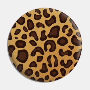 Cute leopard Animal abstraction Pattern skin Pin