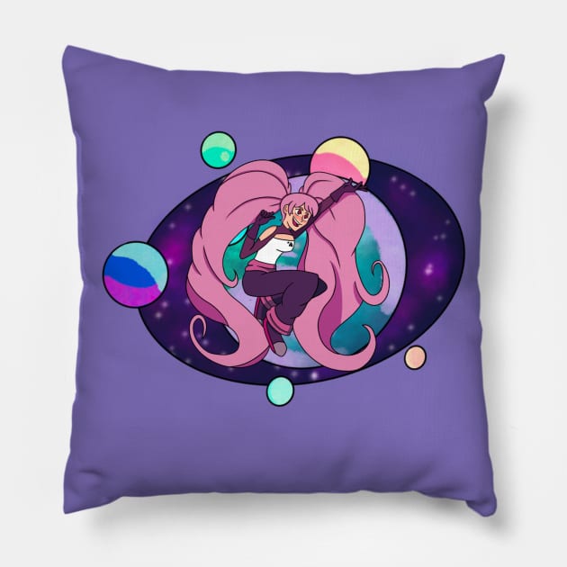 I love thinking about the crushing void of space! Pillow by AmyNewBlue