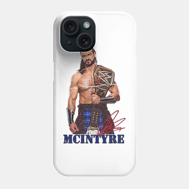 drew mcintyre / vintage style Phone Case by HocheolRyu