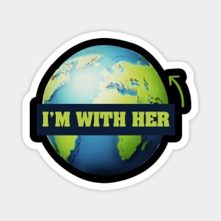 Earth day earth mother Magnet