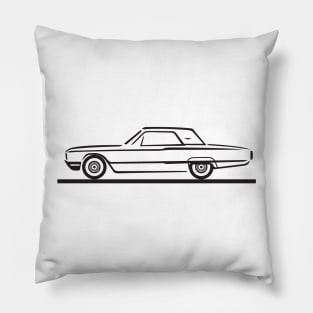 1964 Ford Thunderbird Hard Top Pillow