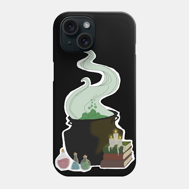 Smoking Cauldron Phone Case by FrankiValerie