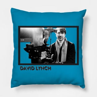 David Lynch behind the camera, circa 1980 Pillow