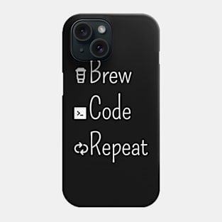 Brew Code Repeat Phone Case