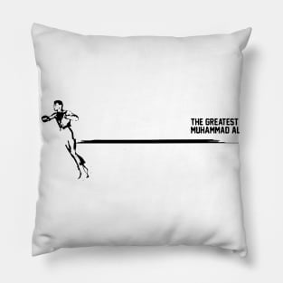 boxing muhammad ali spirirt Pillow