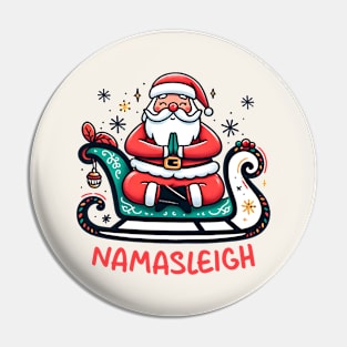 Namasleigh Yoga Christmas Pin