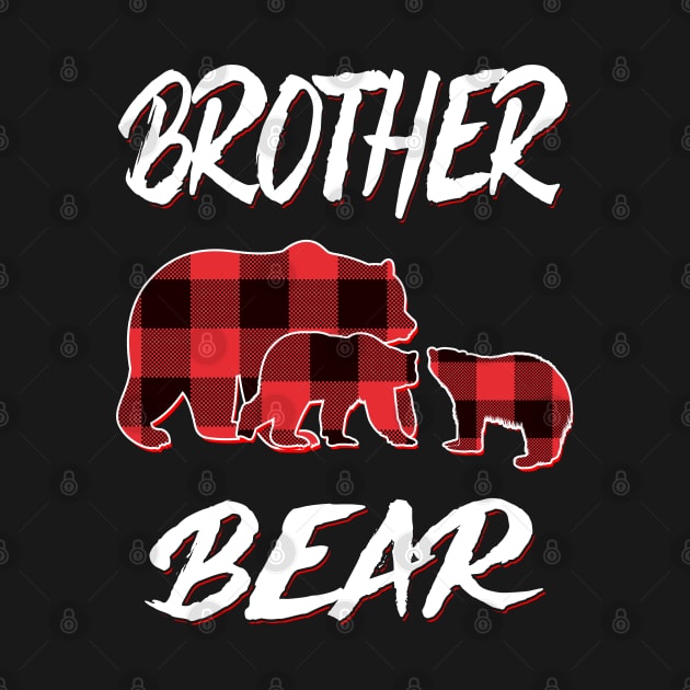 Brother Bear Red Plaid Christmas Pajama Matching Family Gift by intelus